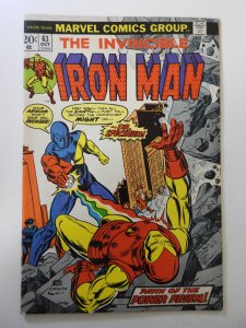 Iron Man #63 (1973) VG+ Condition moisture stain