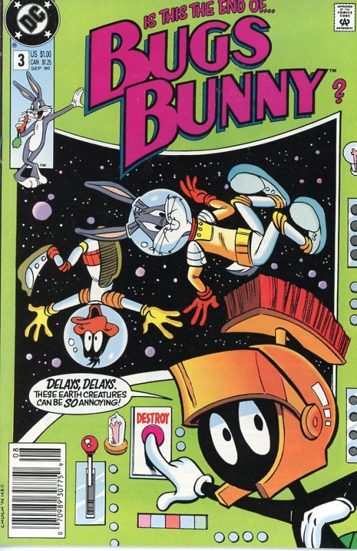 Bugs Bunny 1990 DC Mini-Series Complete Set 1 2 3  All F/VF