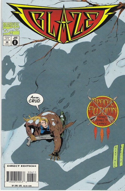 Blaze #1-8 (1994)  unread complete set  Johnny Blaze