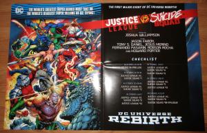Justice League vs. Suicide Squad DC Universe Folded Promo Poster (36 x 24)