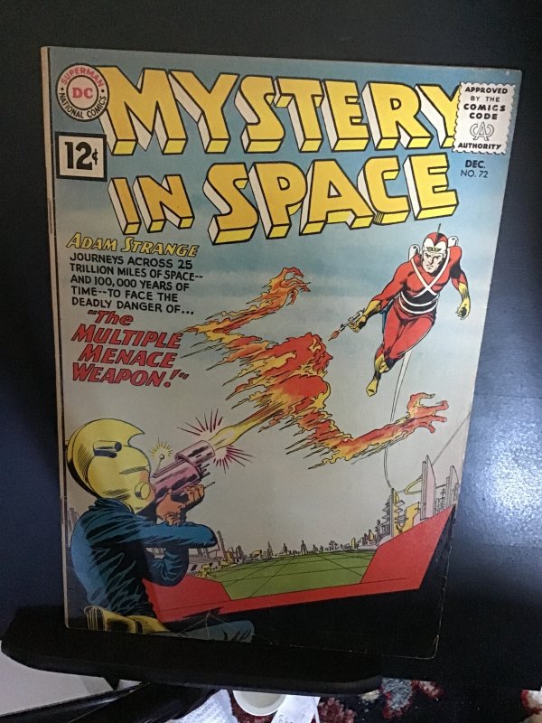 Mystery In Space #72 (1961) Mid grade Adam Strange key! FN+ Wow!