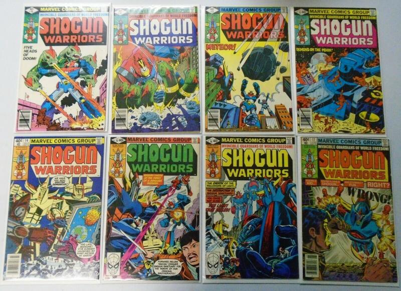 Shogun Warriors, Near Set:#1-19 Missing#20, Average 6.0/FN (1979+1980)