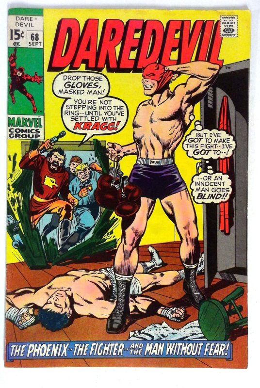 Daredevil #68 Phoenix Kragg Marvel (1970) VG