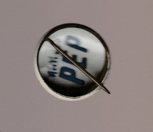 1945 SUPERMAN 3/4 Pep Pin Pinback Button Badge FN+ 6.5