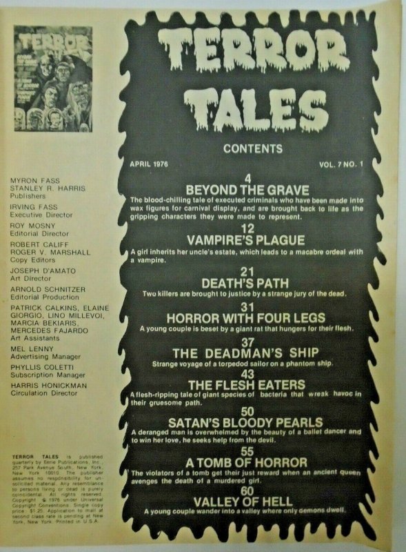 mm Terror Tales (1969, Eerie) v7, #1fn+