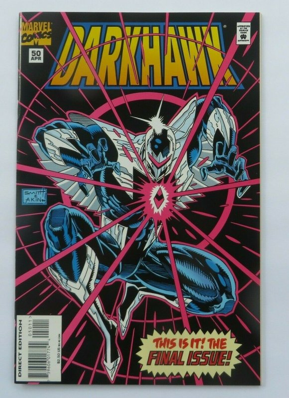 Darkhawk #50 NM- High Grade Last Issue 1st Print Marvel Comics 1995