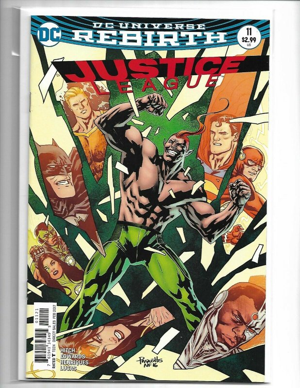 Justice League #11B Paquette Variant NM 2017 (V38)