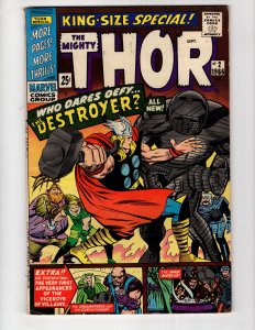 Thor Annual #2 (1966)  THE DESTROYER Stan Lee & Jack Kirby / ID#528