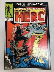 Mark Hazzard: Merc #7 Comic Book Marvel 1986