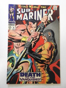 Sub-Mariner #6 (1968) VG+  3/4 in tear fc, pencil fc, ink bc, moisture stain bc