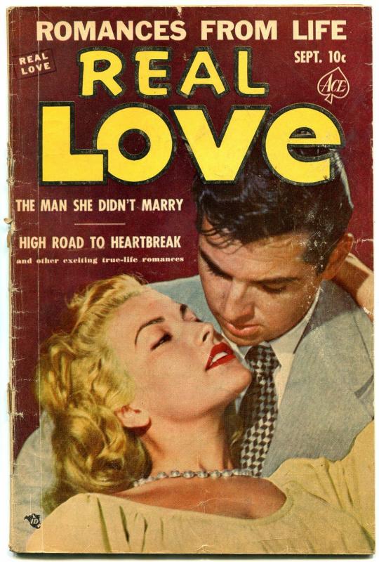 Real Love #50 1952- Ace Golden Age Romance- Photo cover VG