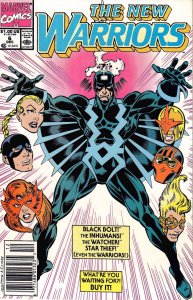 The New Warriors #6 (1990) VF Condition