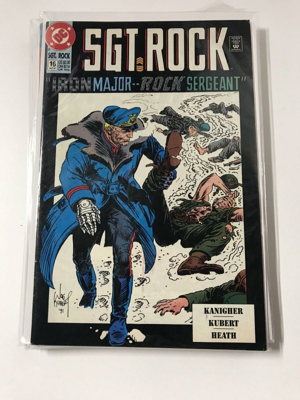 Sgt. Rock #16 (1991)FN3B30 Fine 6.0 FN