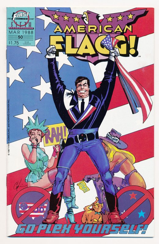 American Flagg (1983 First Publishing) #50 VF Last issue of the series