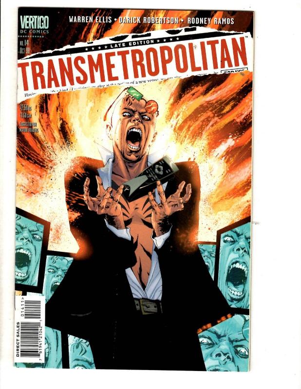 4 DC Comics Transmetropolitan 13 14 11 Dark Knight 61 + Cards J321