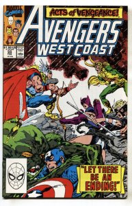 West Coast Avengers #55 comic book 1st Dark Scarlet Witch costume