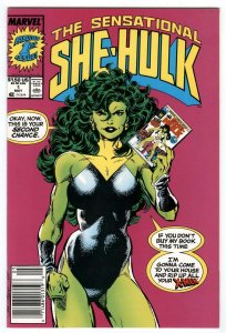 The Sensational She-Hulk  #1 Newsstand Variant 1989 John Byrne Circus of Crime 