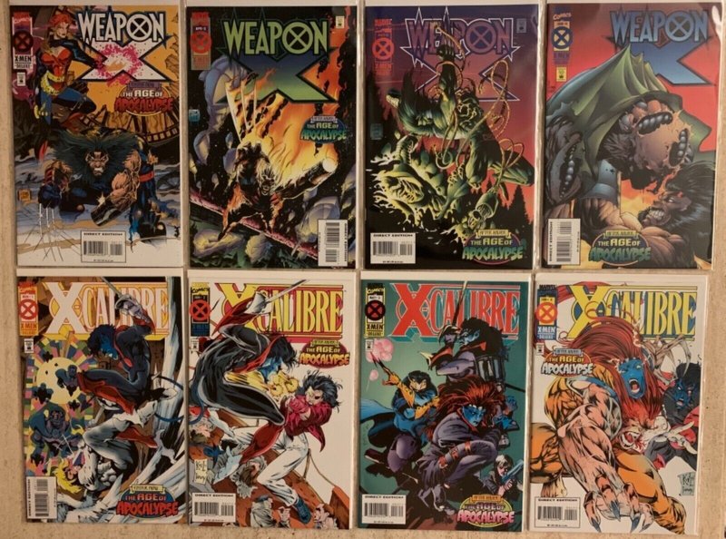 X-MEN: AGE OF APOCALYPSE LOT OF 49: AMAZING, ASTONISHING, FACTOR X, RISE + MORE!