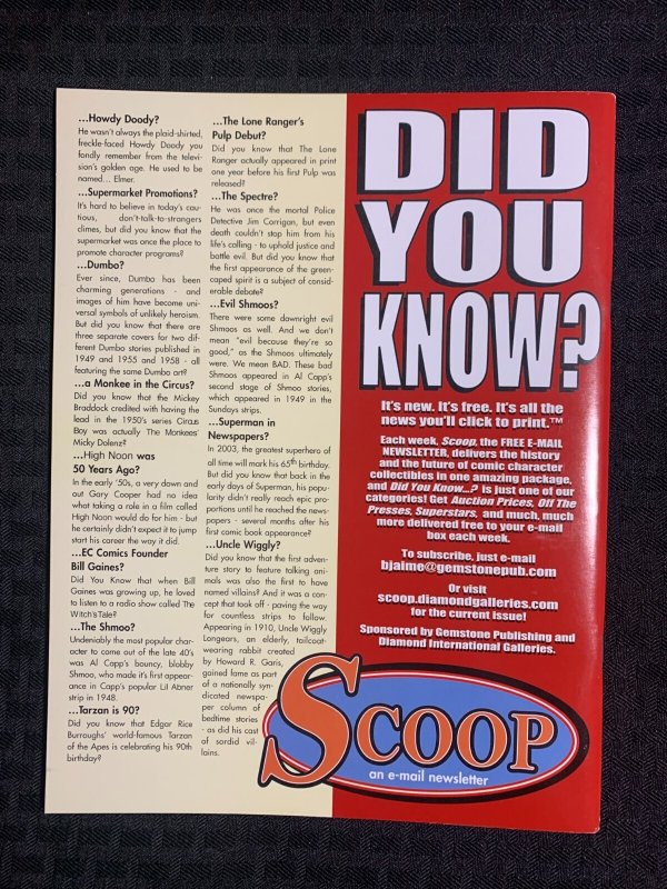 2003 COMIC BOOK MARKETPLACE Magazine #99 FVF 7.0 Marvel Comics in 1965!!!