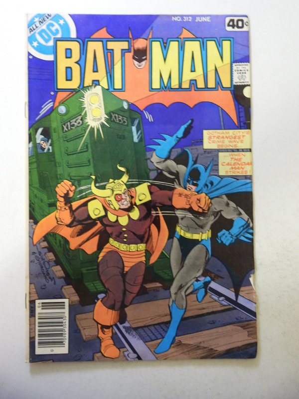 Batman #312 (1979) VG+ Condition