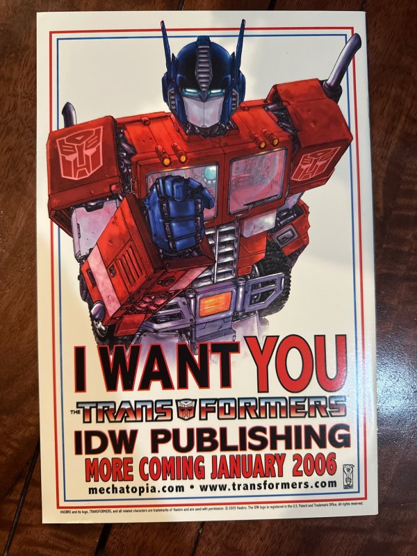 Transformers: Infiltration #0 (2005)