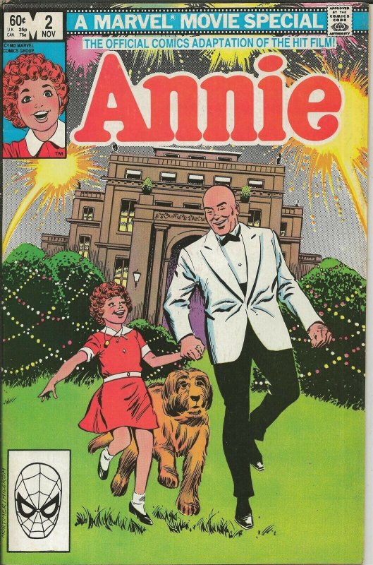 Annie #2 ORIGINAL Vintage 1982 Marvel Comics  