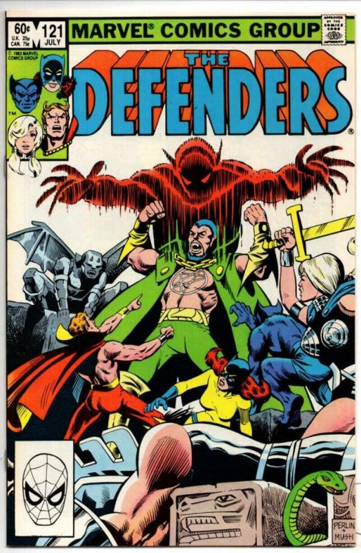 DEFENDERS #121, NM-, Son of Satan HellCat Valkyrie 1972 1983 Marvel