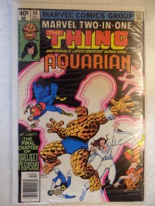 MARVEL TWO IN ONE # 58