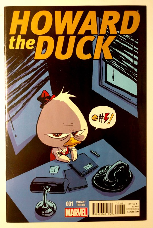 Howard the Duck #1 (9.4, 2015) Scottie Young Cover