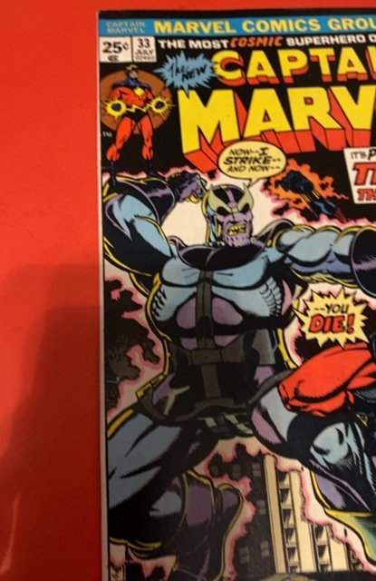 Captain Marvel #33 (1974) thanos origin