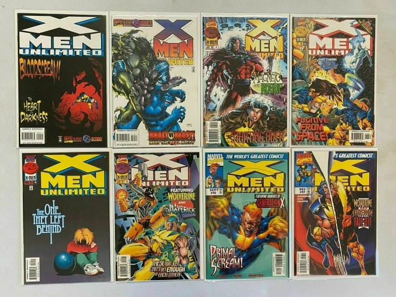 X-Men Unlimited (1st series) comic lot 24 diff from #1-32 8.0 VF (1993-2001) 