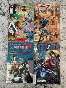 4 DC Comic Books Shazam # 12 + Sovereign Seven # 9 11 + Gammarauders # 2 19 J850