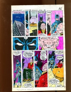 Detective Comics #481 p.56 Color Guide Art - 1979 Signed Art By Tatjana Wood!