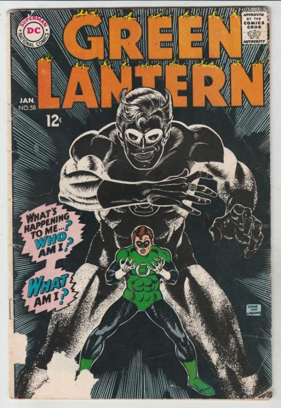 Green Lantern #58 (Jan-68) VG Affordable-Grade Green Lantern