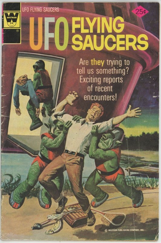 UFO Flying Saucers #4 (1974 Whitman) - 4.0 VG *The Night Visitors*