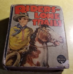 Western Publishing's Big Little Books #1425 Riders of Lone Trails