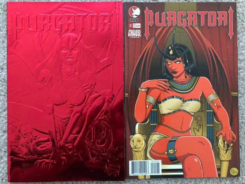 PURGATORI : VAMPIRE'S MYTH #1 (Chaos!) & #1 (DDP) - Three (3) Issue Comic Lot