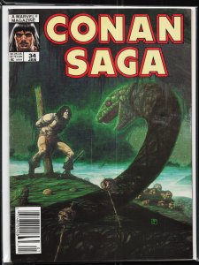 Conan Saga #34 (1990) Conan