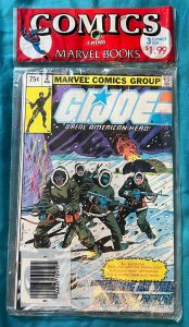 G.I. Joe: A Real American Hero 3PC LOT - Unopened Plastic Foil. (9.2) 1982/84