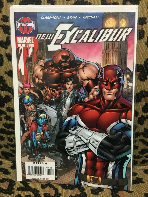 NEW EXCALIBUR - MARVEL COMICS - 7 ISSUES - 2006-07 VF+ Never Read