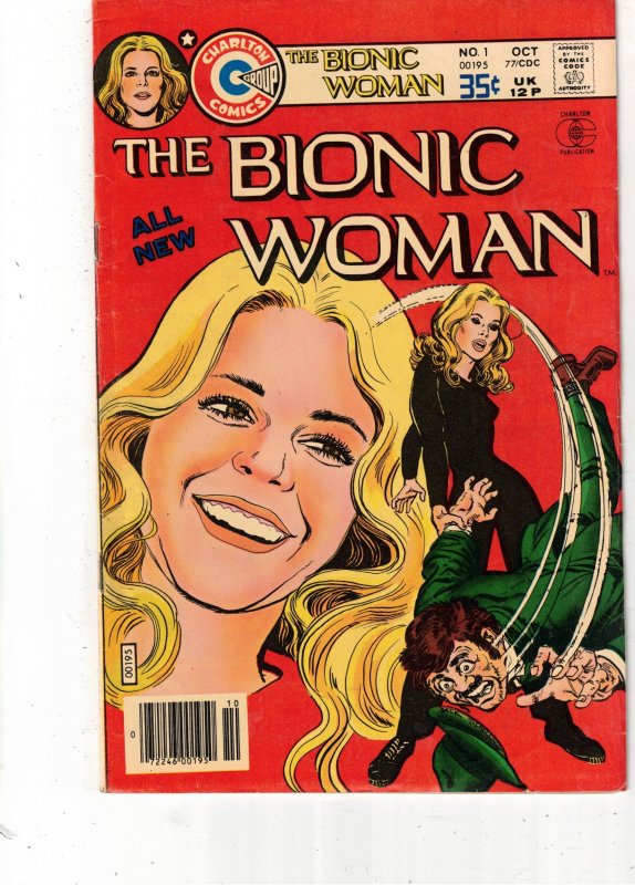 Bionic Woman #1 (1977) VF/NM 1st issue key High-Grade Jaime Summers C'vi...