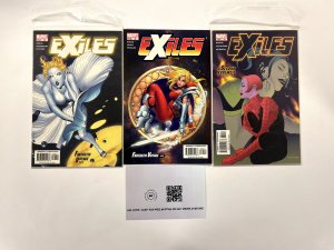 3 Exiles Marvel Comic Books # 34 35 36 Avengers Defenders Spiderman Thor 41 JS15