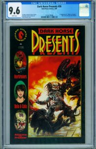 DARK HORSE PRESENTS #36 CGC 9.6 -1ST ALIENS VS. PREDATOR comic book 37342190008 