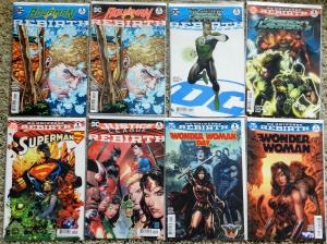 24 BOOK LOT OF DC REBIRTH STORY LINE COMICS! LOTS OF NUMBER 1 ISSUES LIKE NEW