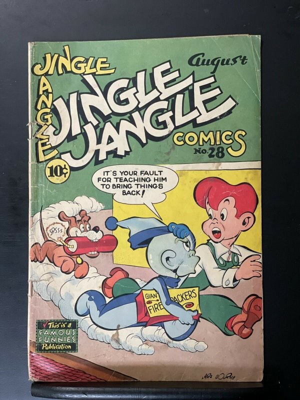 Jingle Jangle Comics 28 (1947 Famous Funnies Publication) Golden Age 