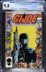 G.I. Joe, A Real American Hero #53 (11/86) Graded CGC 9.8
