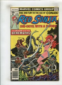 RED SONJA #7 (6.5) THRONE OF BLOOD!! 1977