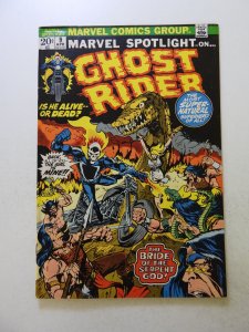 Marvel Spotlight #9 (1973) VG- condition rusty staples, moisture damage