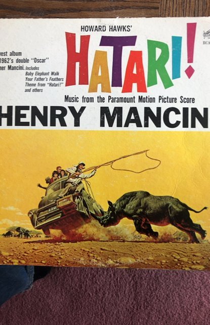 Hatari! (1963)Soundtrack LP-Mancini Baby elephant walk