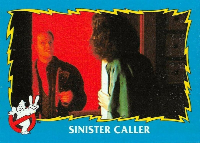 1989 Topps Ghostbusters #20 Sinister Caller  